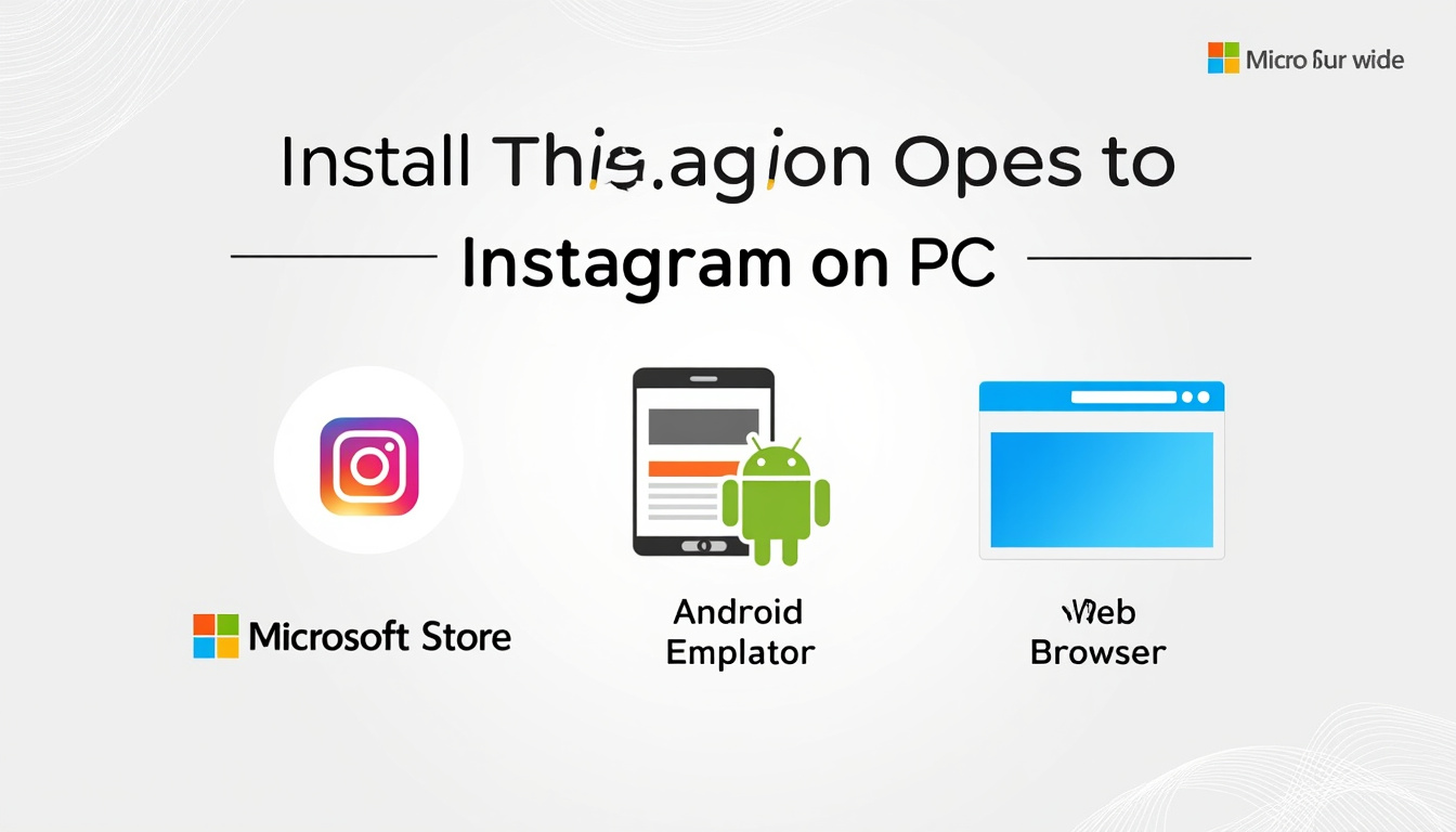 découvrez comment installer facilement instagram sur votre pc grâce à nos astuces et conseils pratiques pour une installation réussie et rapide, étape par étape.