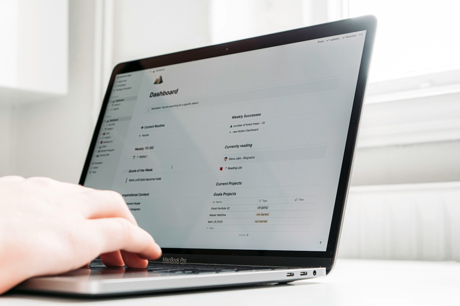 utiliser shift sur Mac