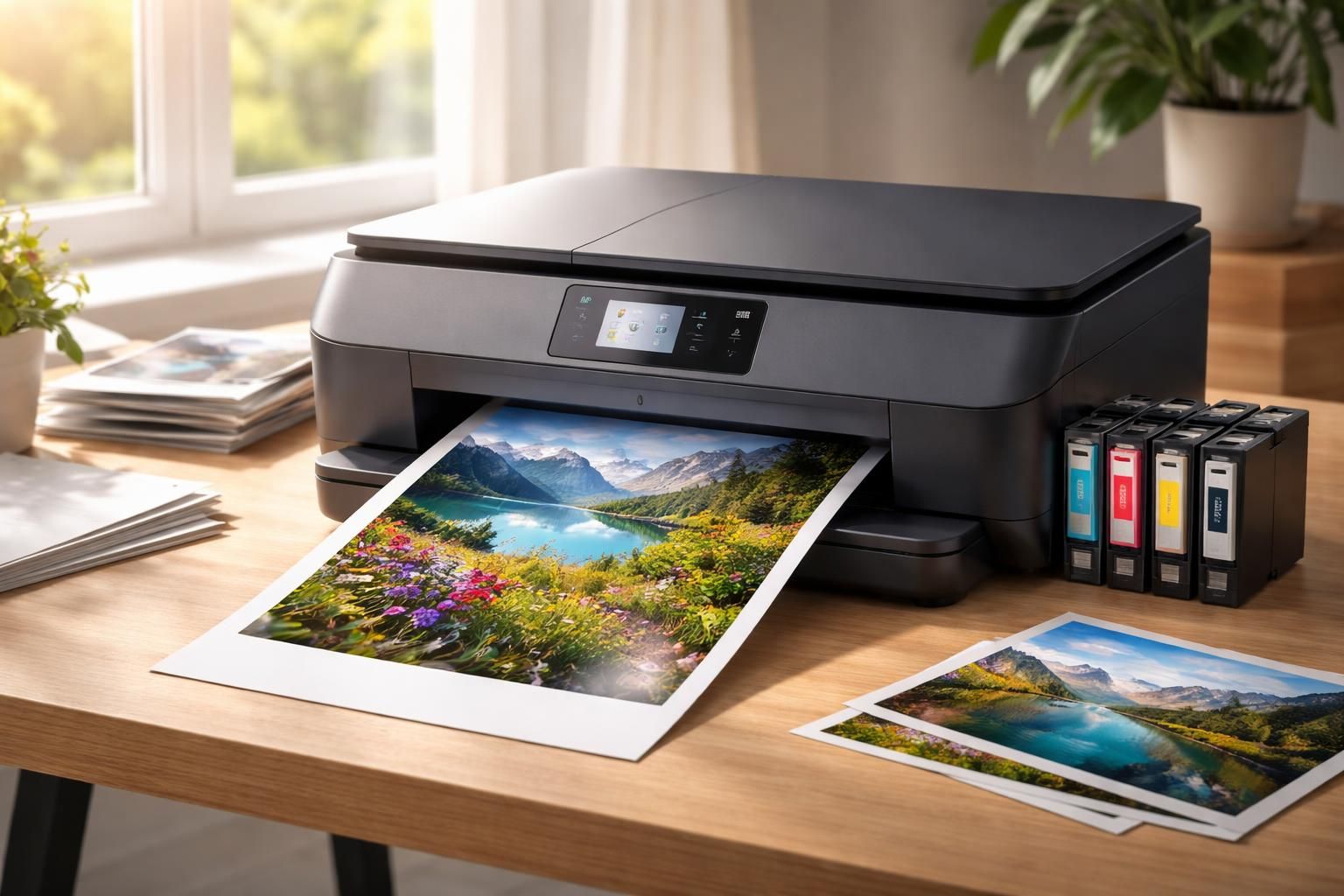 découvrez les conditions pour obtenir des photos de qualité avec les imprimantes jet d’encre hp, idéales pour l'impression photo à domicile.