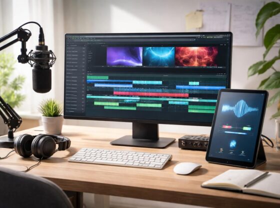 apprenez à ajouter facilement une voix générée par intelligence artificielle à vos vidéos grâce à un workflow simple : de la conversion du texte à la voix jusqu'au montage final.