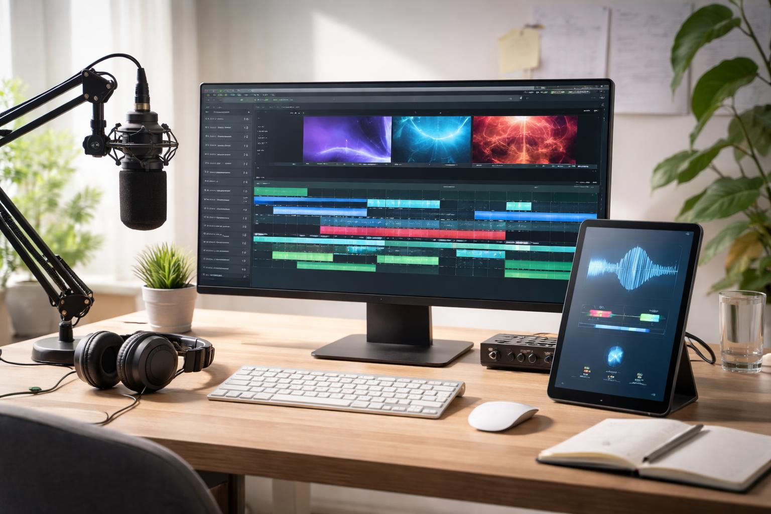 apprenez à ajouter facilement une voix générée par intelligence artificielle à vos vidéos grâce à un workflow simple : de la conversion du texte à la voix jusqu'au montage final.