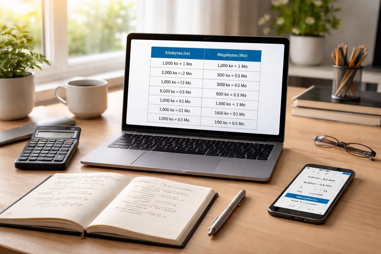 découvrez comment convertir facilement les ko en mo grâce aux outils indispensables à connaître pour simplifier vos calculs de stockage et d'espace informatique.