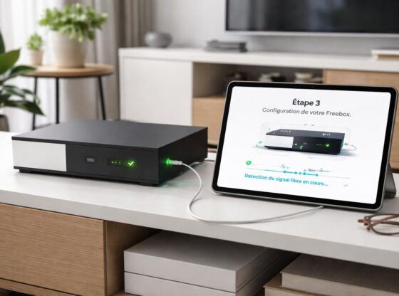 améliorez la performance de votre connexion freebox grâce à l'étape 3, spécialement adaptée au signal ftth détecté pour une expérience internet optimale.