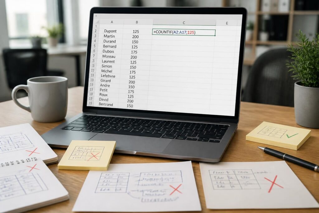 découvrez les erreurs courantes à éviter lors de l'utilisation de la fonction countif pour améliorer vos feuilles de calcul et obtenir des résultats précis.