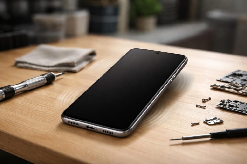 découvrez comment résoudre efficacement le problème d'écran noir sur votre smartphone samsung tout en conservant le fonctionnement de la vibration. suivez nos conseils simples et pratiques pour remettre votre appareil en marche rapidement.