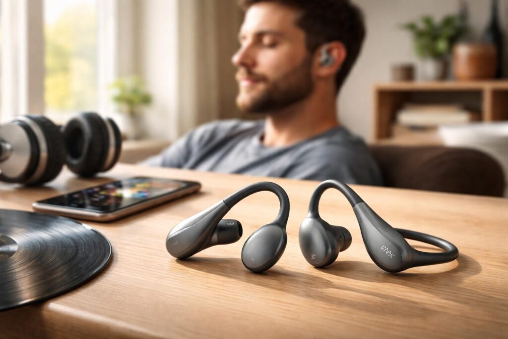 découvrez notre test complet du shokz openfit air, des écouteurs innovants alliant confort et qualité sonore, un choix idéal pour les audiophiles exigeants.